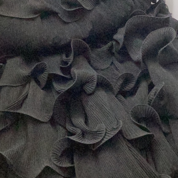 BETSEY & ADAM ELENI" SCUBA CREPE TOP AND CHIFFON SKIRT FLOOR LENGTH DRESS - Picture 13 of 13